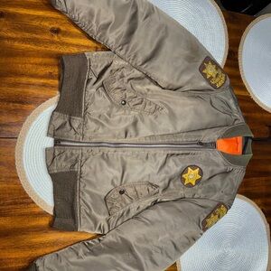 Sheriff Men’s Bomber Jacket - Brown